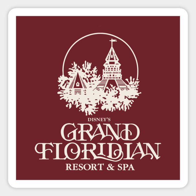 Grand Floridian Logo - 1 Magnet by Mouse Magic with John and Joie